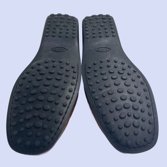 Tod's Leather Loafers in Brown - Size 9 - Coffee-Rich Gentleman’s Foot Yacht - Picture 5 of 10